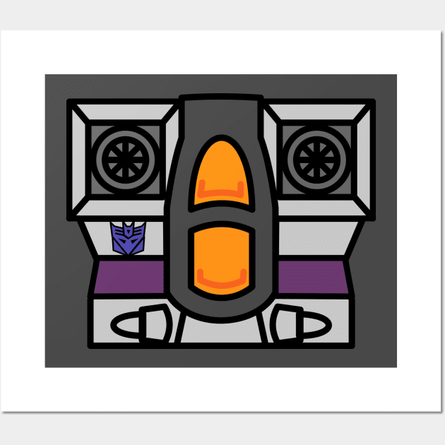 Minimalist Skywarp Wall Art by x01618